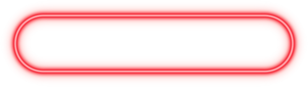 Red Neon Oval Shape